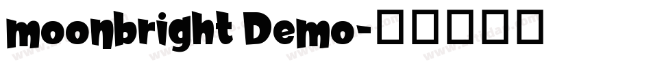 moonbright Demo字体转换